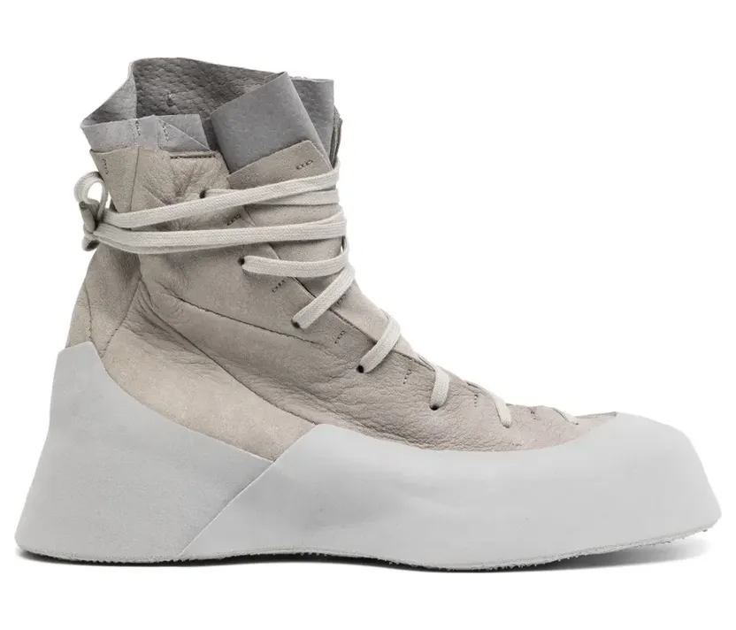 Leon Emanuel Blanck High-Top-Sneakers mit Reißverschluss “Grey” (DISMWFWHTS01)