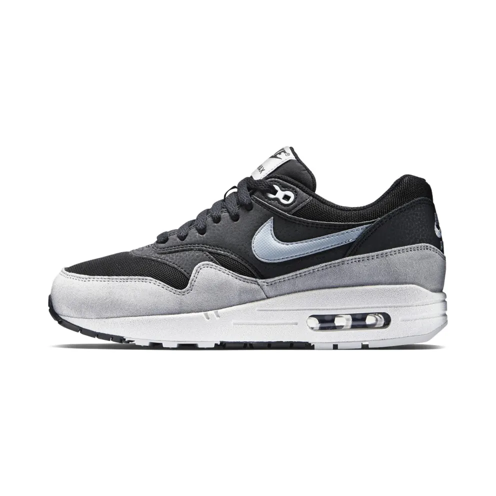Nike Air Max1 Essential Black Dove Grey-Pure Platinum (W) Black/Dove Grey-Pure Platinum (599820-012)