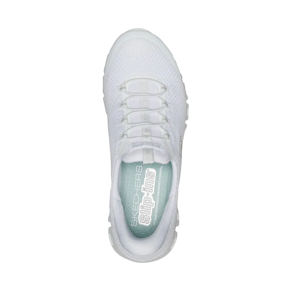 Skechers Slip-ins: Glide-Step – Pursuit Sneaker White/Silver