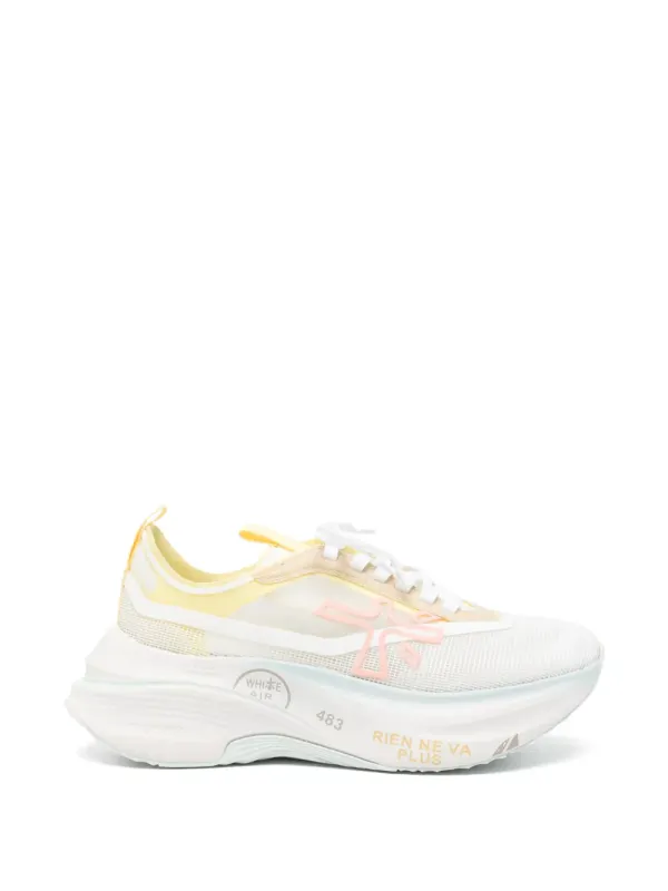 Premiata Hill 8272 with logo-patch – White