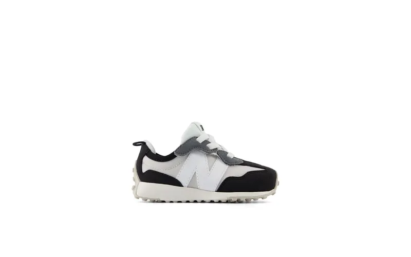 New Balance 327 Hook and Loop Grey Matter White Black (NW327GX)