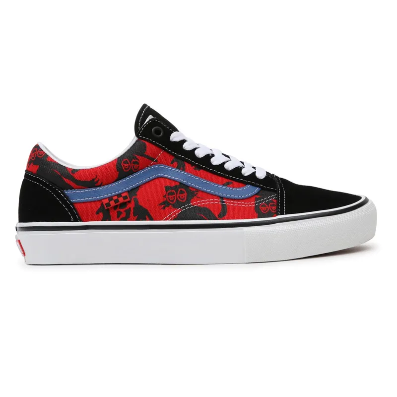 VANS Krooked By Natas For Ray Skate Old Skool Shoes Black (VN0A5FCBAPC)