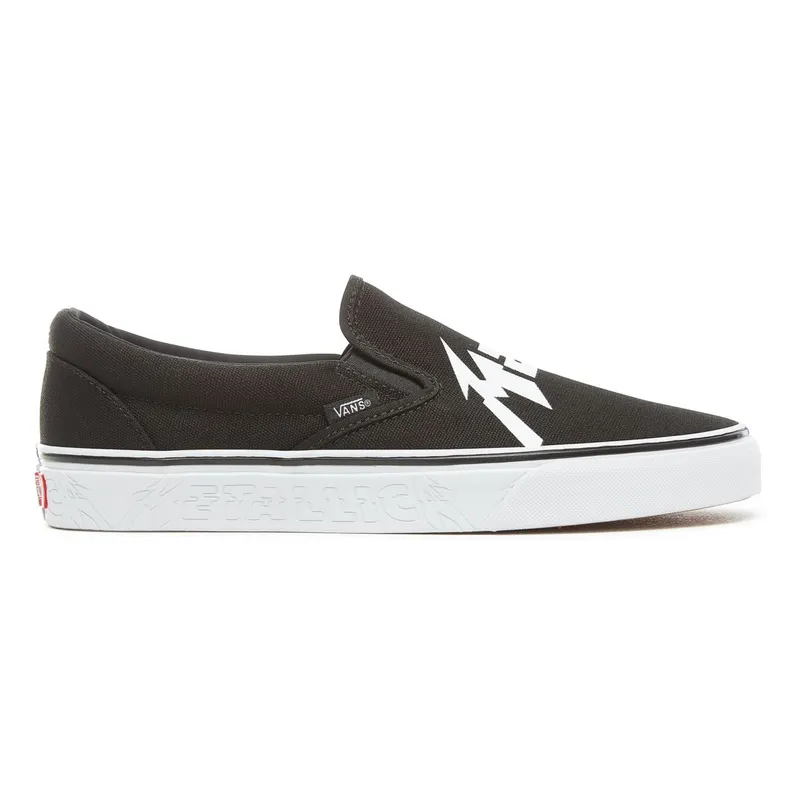 Vans Slip-On Metallica (2018) Black/True White (VN0A38F7PZJ)