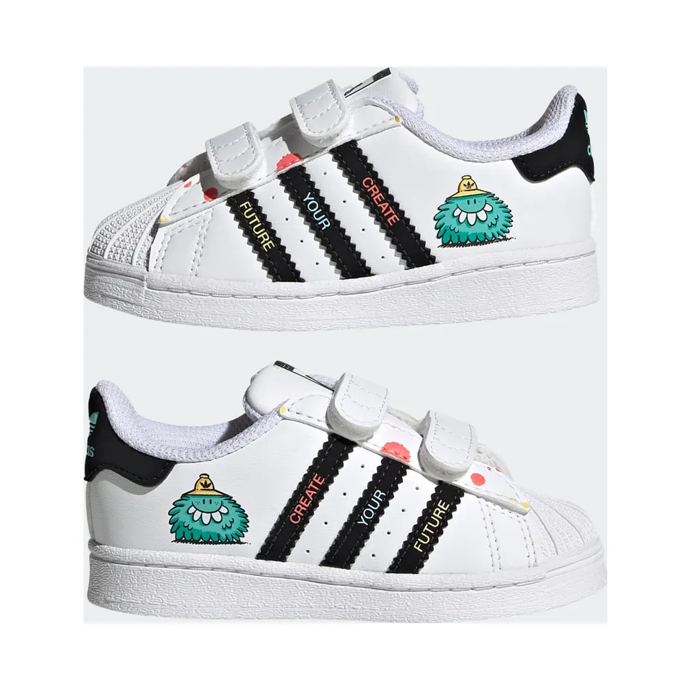 adidas x Kevin Lyons Superstar Cloud White / Core Black / Radiant Aqua (H05269)