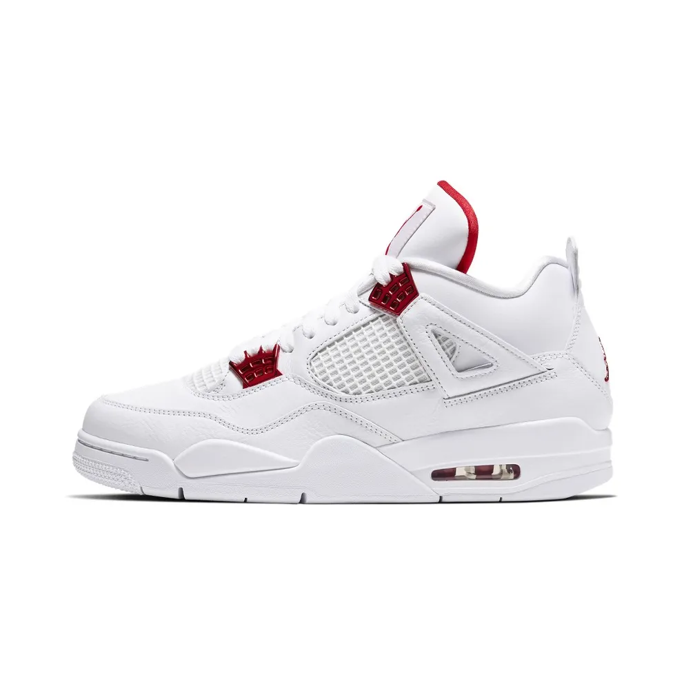 Jordan 4 Retro Metallic Red White/Metallic Silver-University Red (CT8527-112)