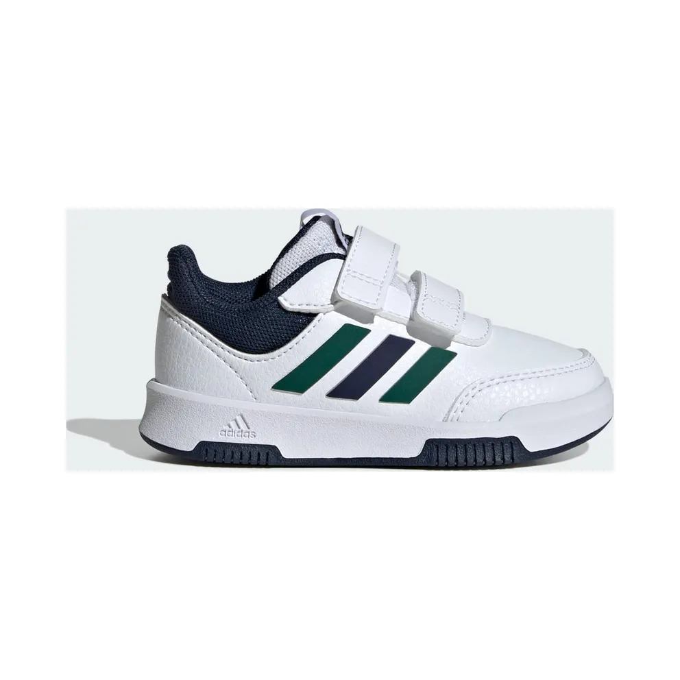 Adidas Tensaur met Klittenband Cloud White / Collegiate Green / Collegiate Navy (IF1735)