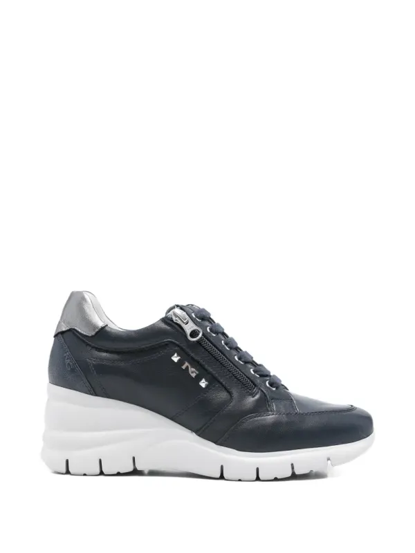 NERO GIARDINI Sneakers mit Reißverschluss – Blau (E615221D)