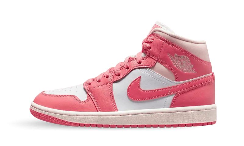 Nike Air Jordan 1 Mid Strawberries & Cream (W) (BQ6472-186)