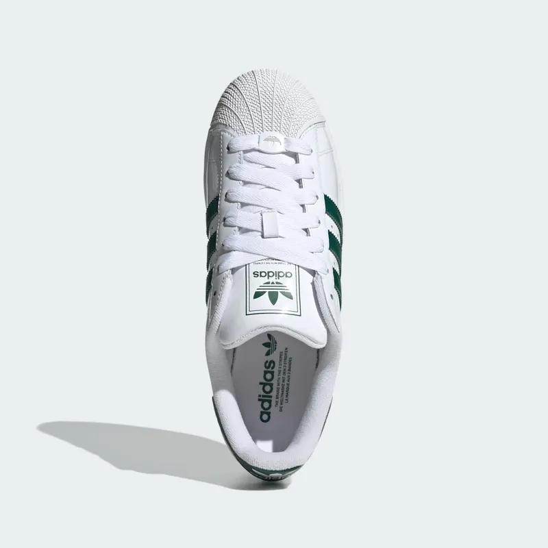 Adidas SUPERSTAR II “Cloud White Collegiate Green” (JR7314)