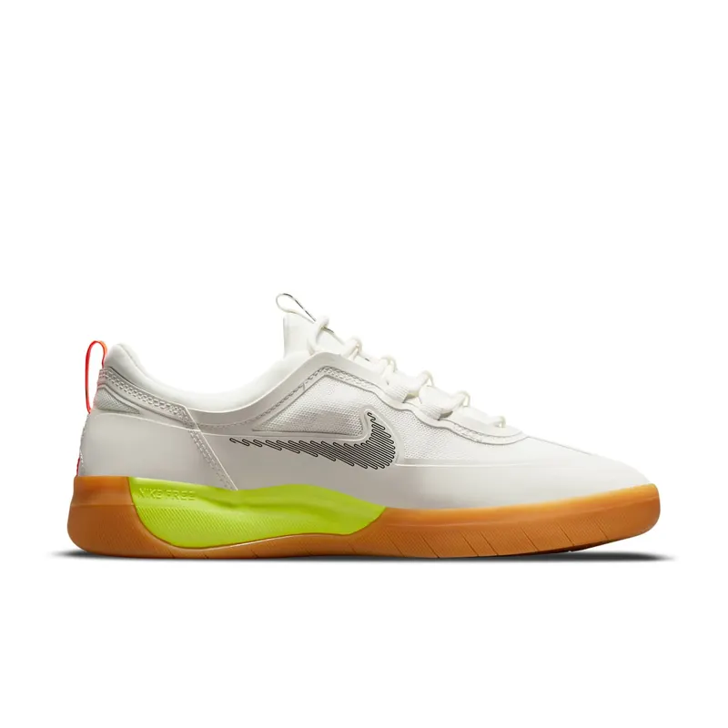 Nike SB Nyjah Free 2 Skateschoen White (CU9220-101)