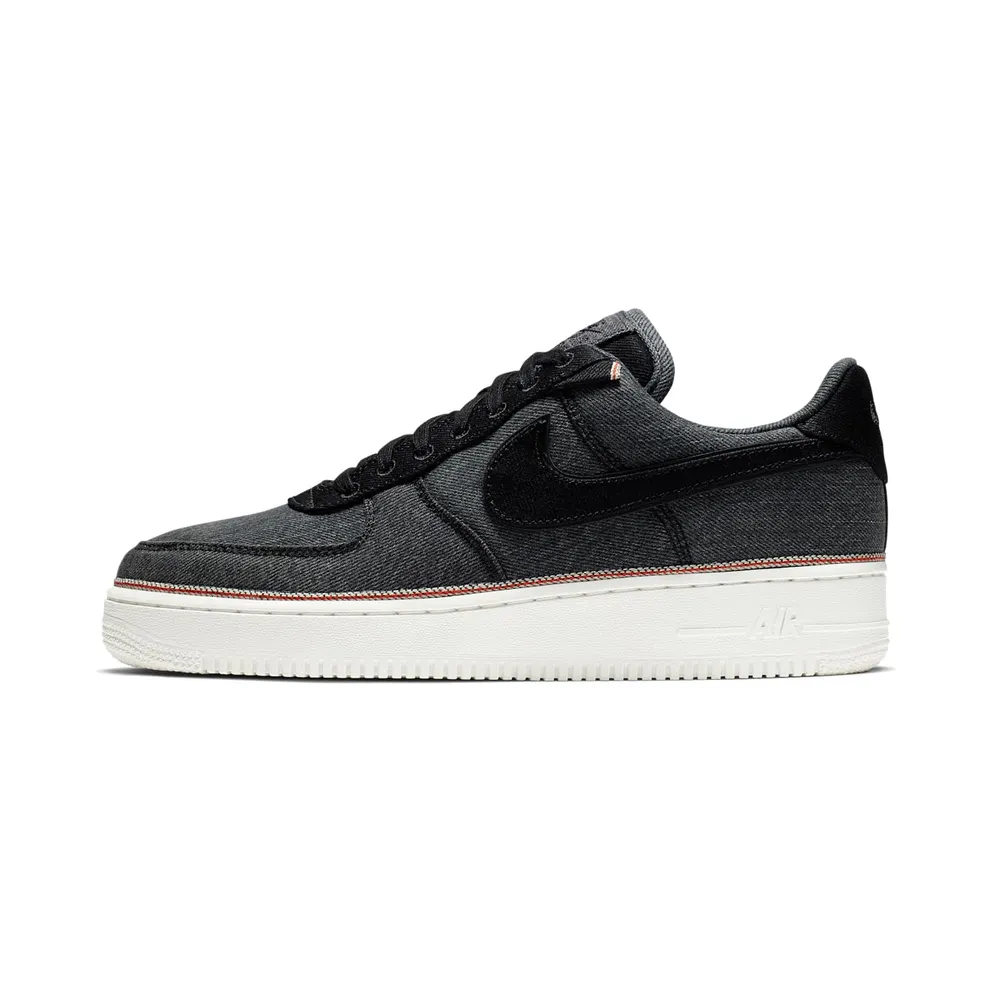 Nike x 3×1 Air Force AF 1 ‘Black Denim’ (2019) (905345-006)