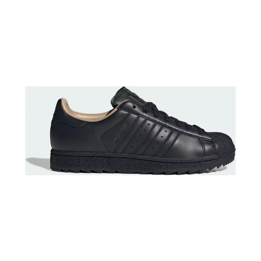 adidas Superstar II Ripple “Core Black / Core Black / Warm Sandstone” (KJ2555)