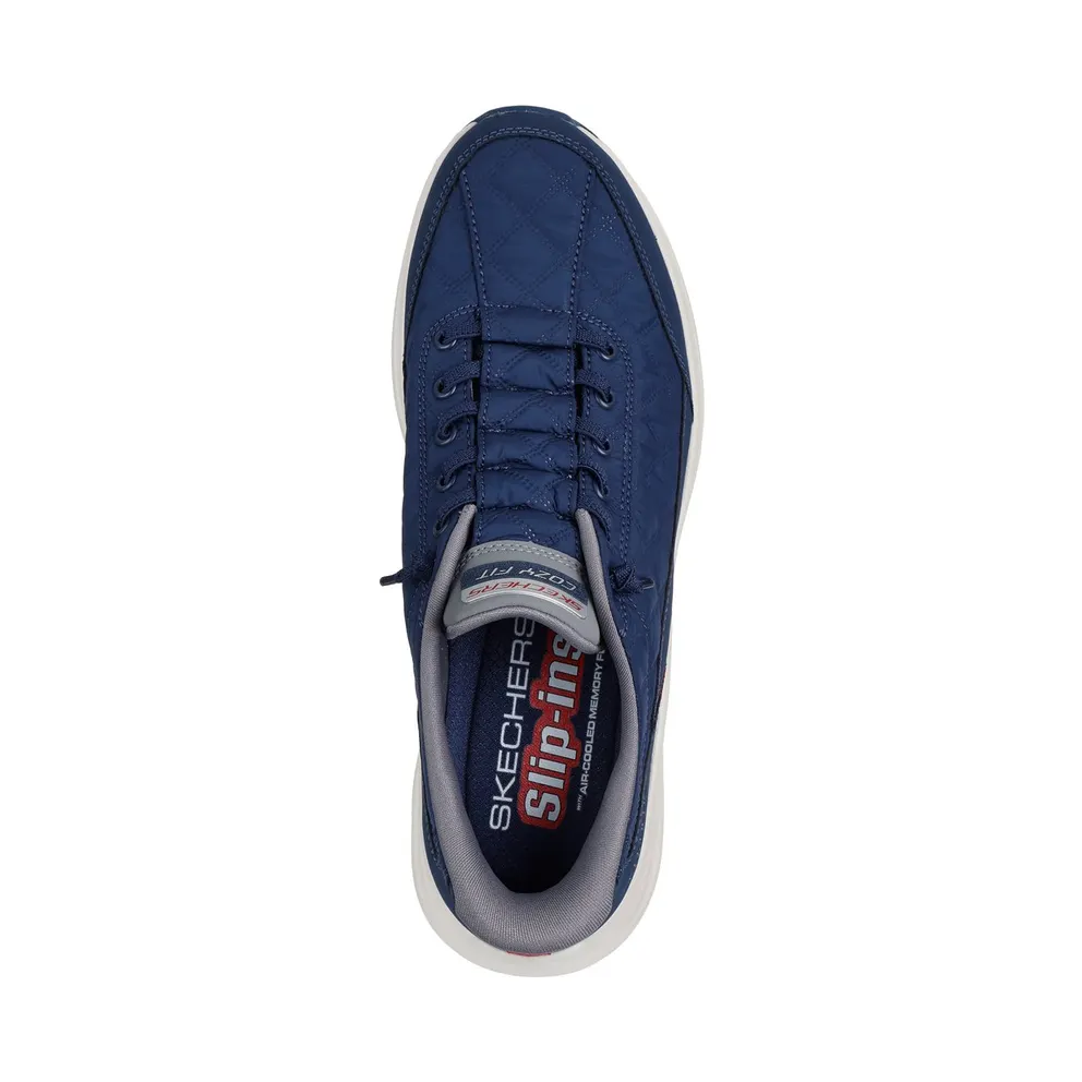 Skechers Slip-ins: Contour Foam – Cozy Fit Sneaker Marine/Grey
