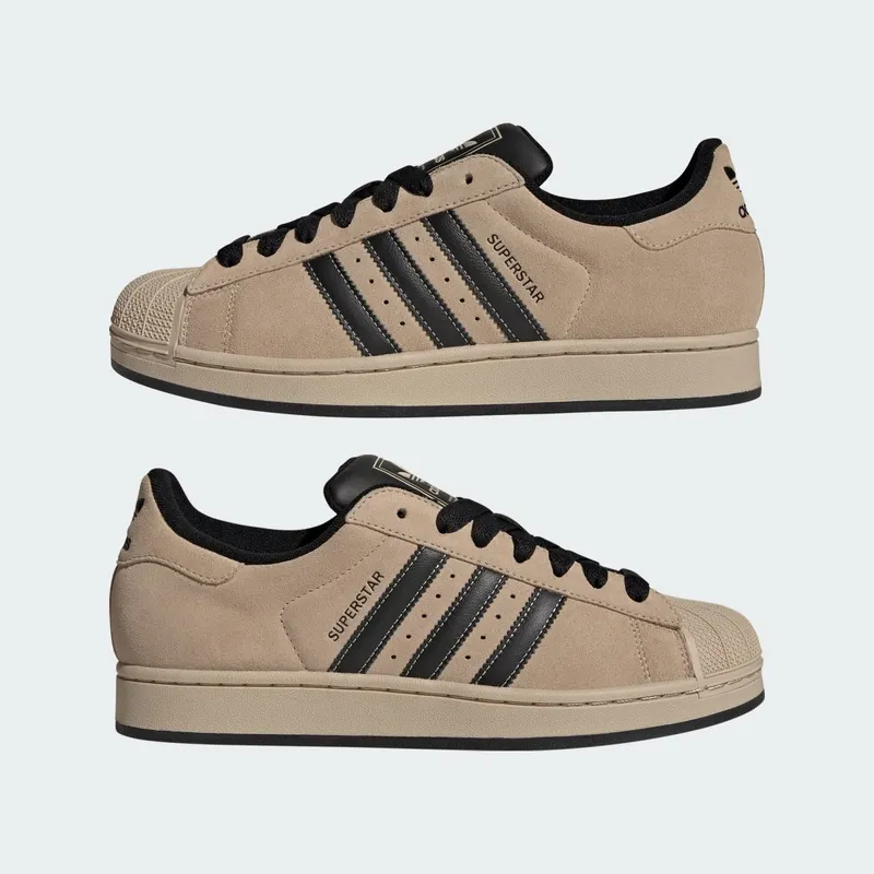 Adidas SUPERSTAR II-Shoes Stone Khaki / Core Black / Stone Khaki (IH9320)