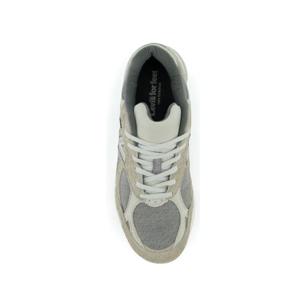 New Balance x Levis 990v3 Grey – “Elephant Skin / Grey” (M990LV3)