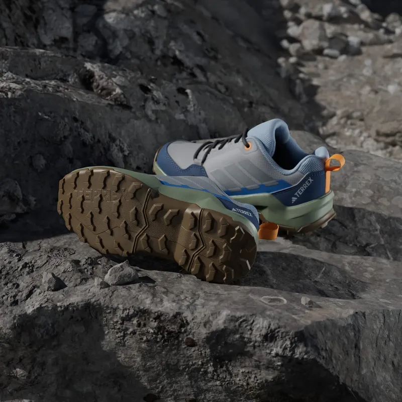 adidas Terrex Ax4r Hiking Grey Two Reflective Silver Glow Blue (JR9056)