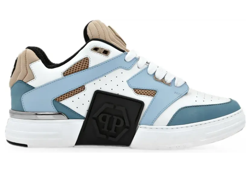 Philipp Plein Hexagon logo-detail panelled sneakers – Wit (SADSMSC3913PLE010N)
