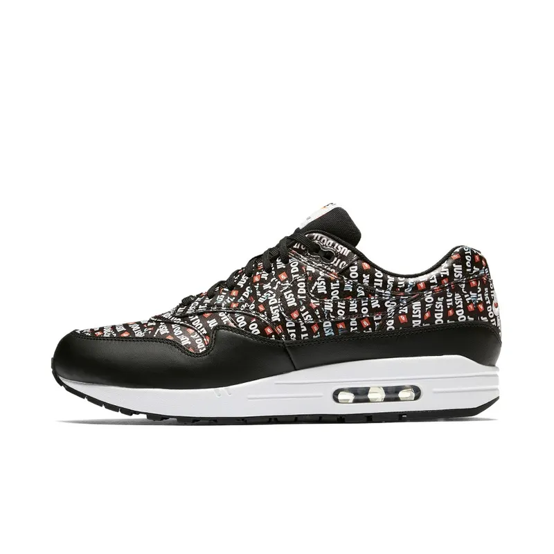 Nike Air Max 1 Just Do It Pack Black Black/Total Orange-White (875844-009)