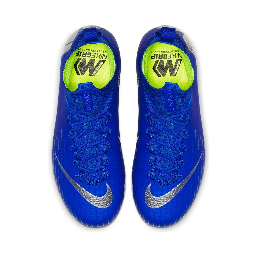 Nike Mercurial Superfly 6 Elite FG Racer Blue (GS) Racer Blue/Metallic Silver-Black-Volt (AH7340-400)