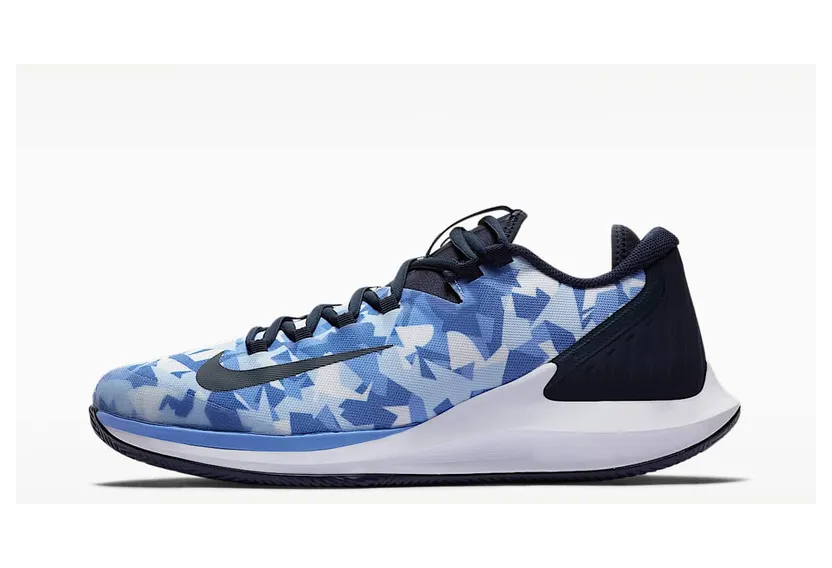 NikeCourt Air Zoom Zero (gravel) Blue “Royal Pulse / White / Indigo Storm / Obsidian” (AA8017-406)