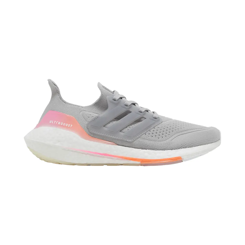 adidas Ultra Boost 21 Grey Screaming Orange (W) (FY0397)