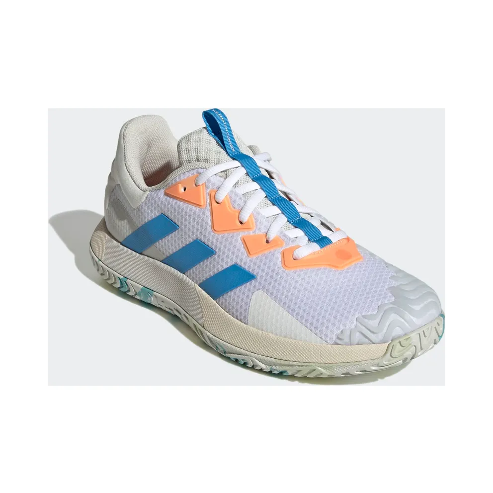 adidas SoleMatch Control Tennis Shoes Cloud White / Pulse Blue / Orbit Grey (GY4691)