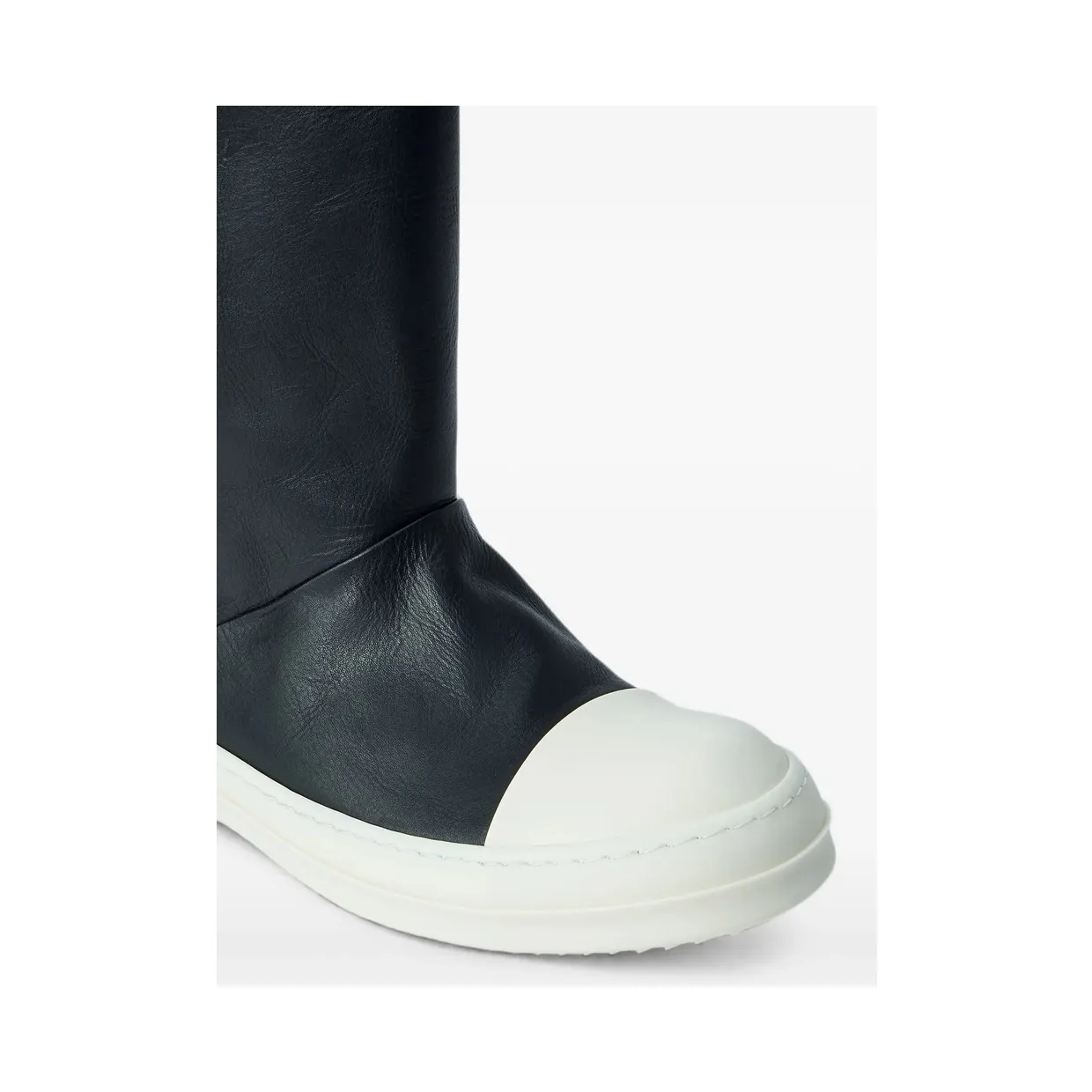 Rick Owens Sneakwaders Round-toe “Black” (RU02F4886 LOO 911) (4)