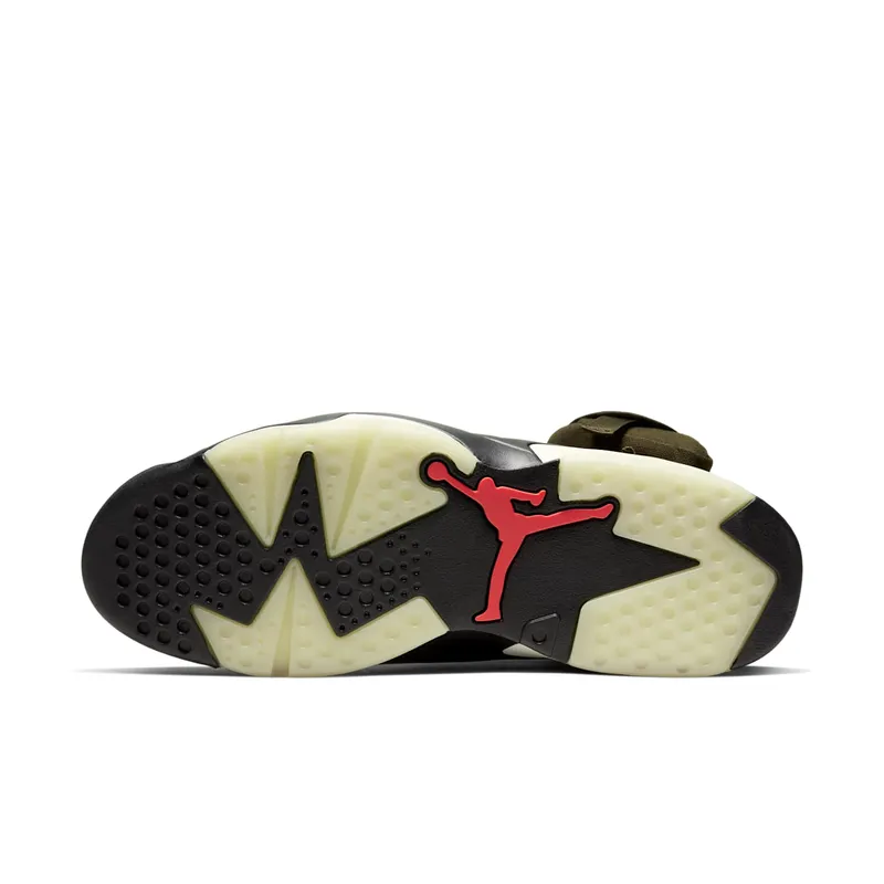 Air Jordan x Travis Scott Cactus Jack Nike AJ VI 6 ‘Medium Olive’ (2019) (CN1084-200)
