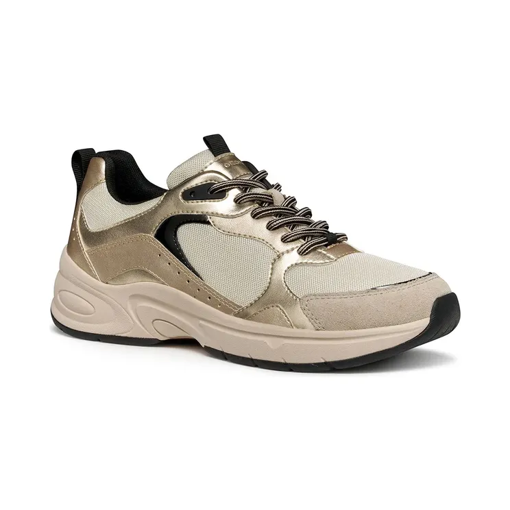 Geox Melkwit/Lichtgoud (D55YLA014AJ-C1S2L)