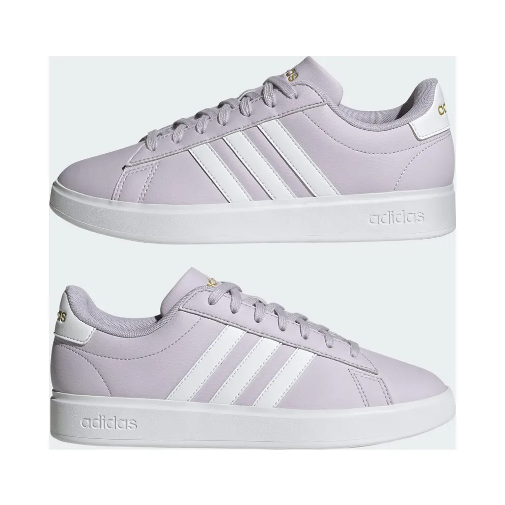 Adidas Grand Court Cloudfoam Lifestyle Court Comfort Silver Dawn / Cloud White / Gold Metallic (ID4478)
