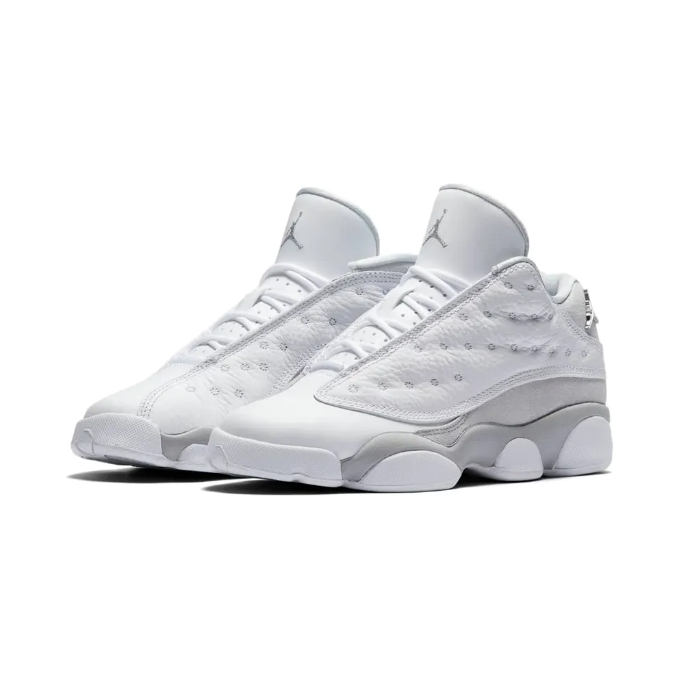 Jordan 13 Retro Low Pure Platinum (GS) White/Metallic Silver (310811-100)