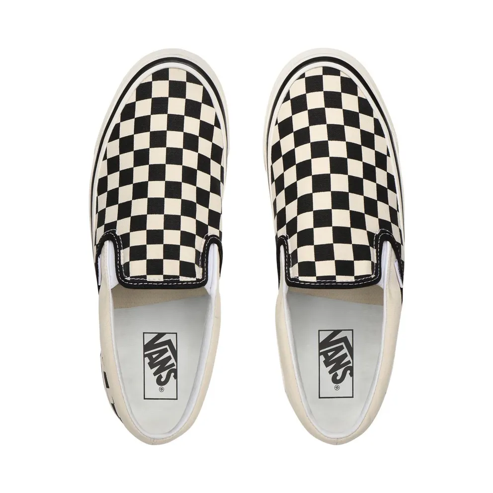 Vans Fast Times x Classic Slip-On 98 DX ‘Anaheim Factory’ Cream/Black (VN0A3JEXWVP)
