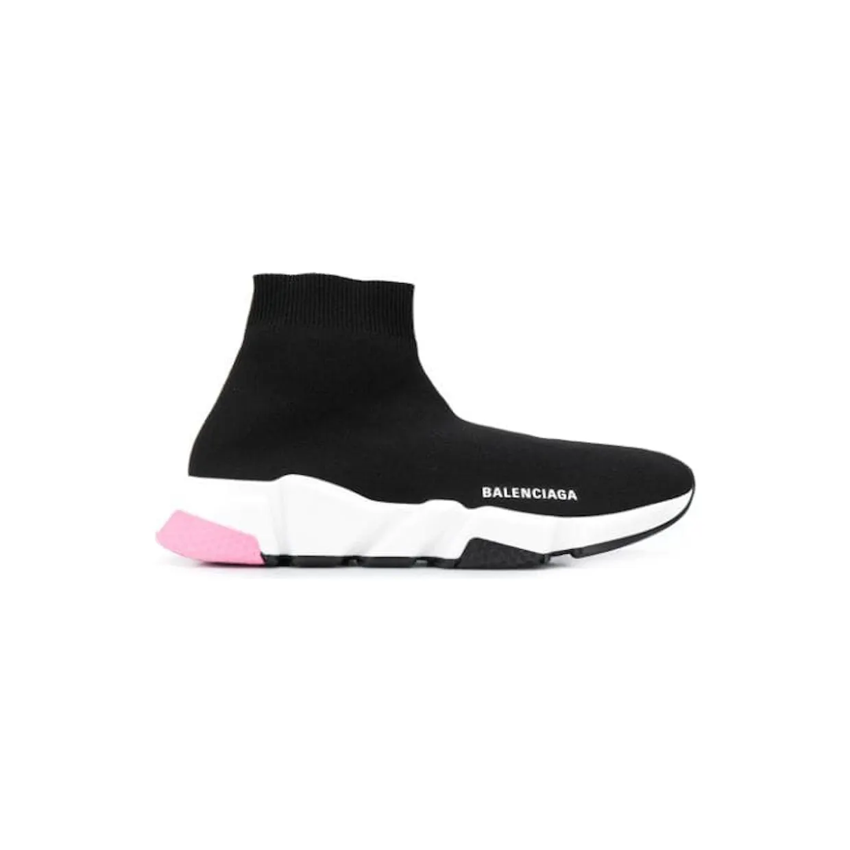 Balenciaga Speed Trainers Mid Black Light Pink (W)