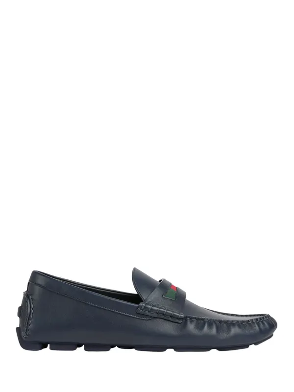 GUCCI Mocassins Pour Homme Avec Détail Bande Web, Taille 39 IT (854080AAFU24055)