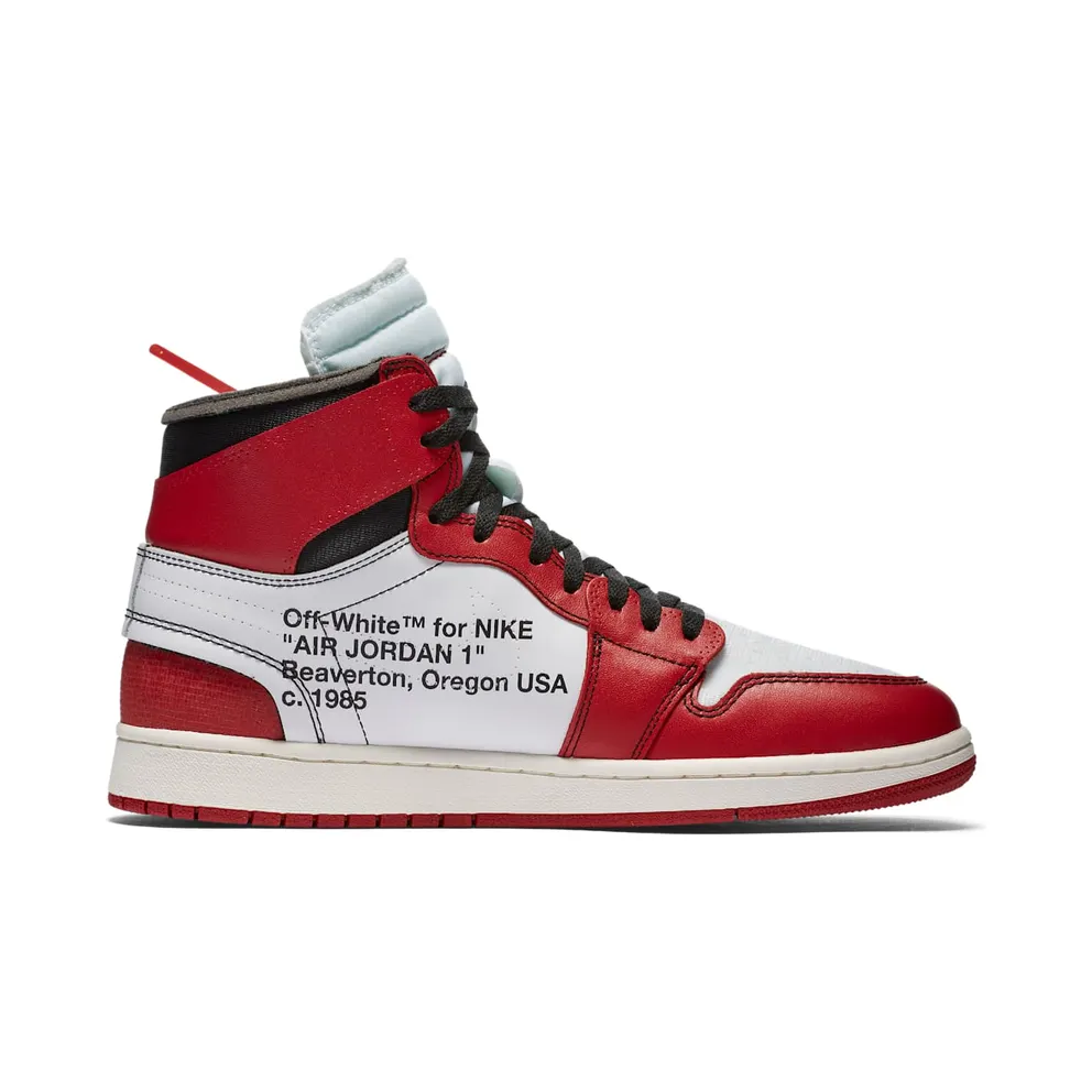 Air Jordan x Off White Nike AJ I 1 Chicago ‘The 10 Ten’ (2017) (AA3834-101)