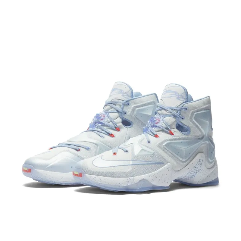 Nike LeBron 13 Christmas White/Blue Tint-Blue Lagoon (816278-144)