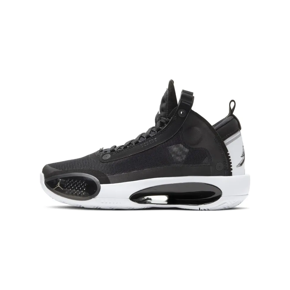 Jordan XXXIV Eclipse (GS) Black/Black-Metallic Silver (BQ3384-001)