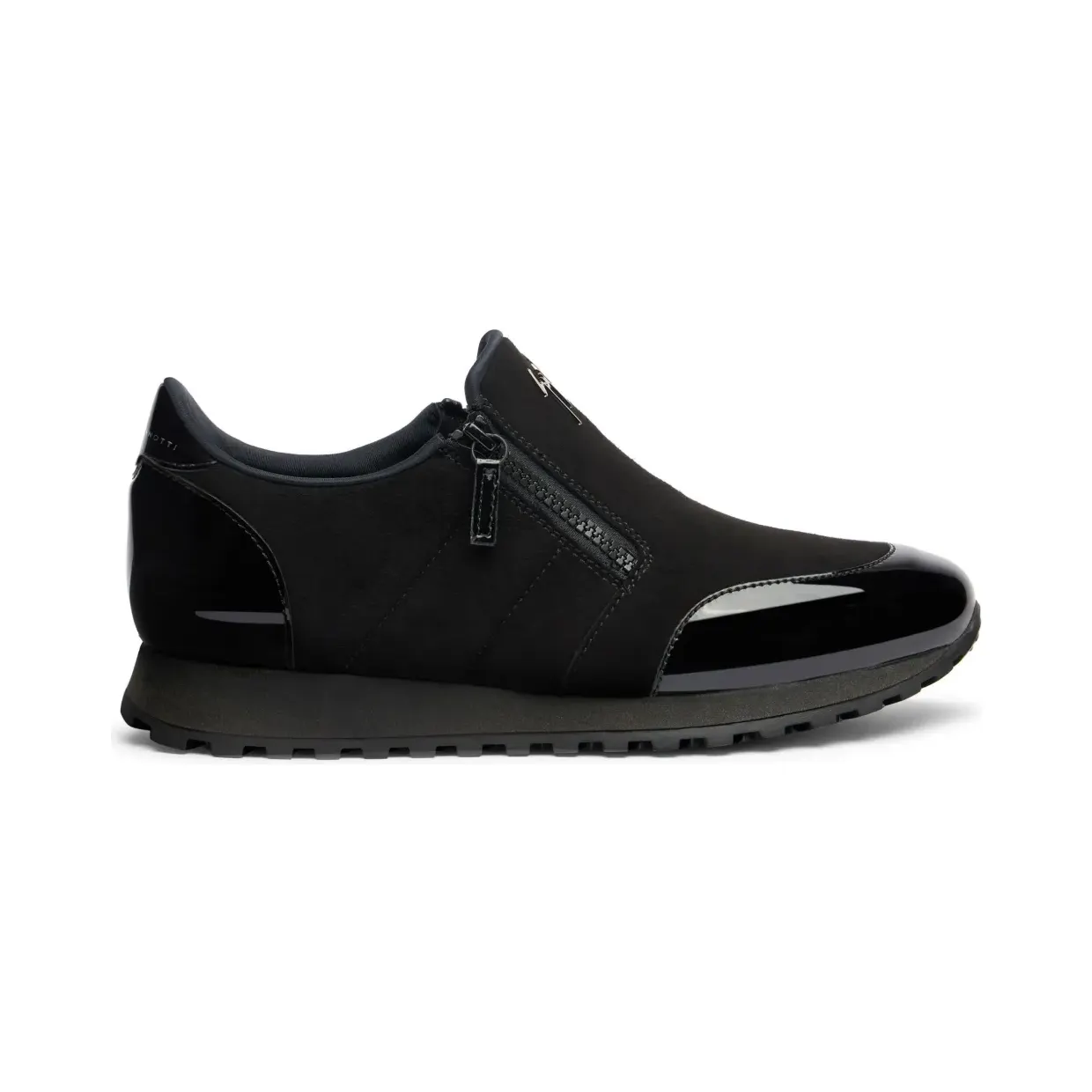 Giuseppe Zanotti Ilde Run mit doppeltem Reißverschluss “Black” (IU10058K04)