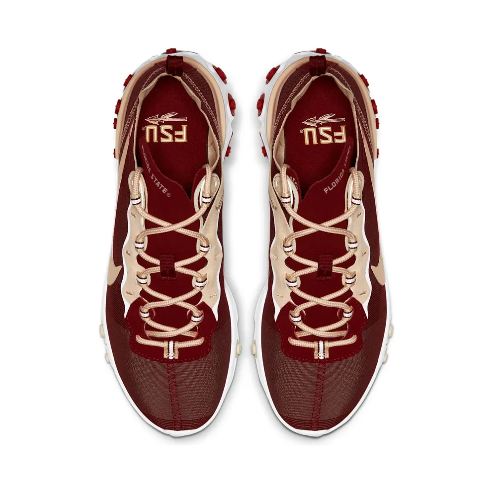 Nike React Element 55 FSU Team Maroon/White-Team Gold (CK4838-600)