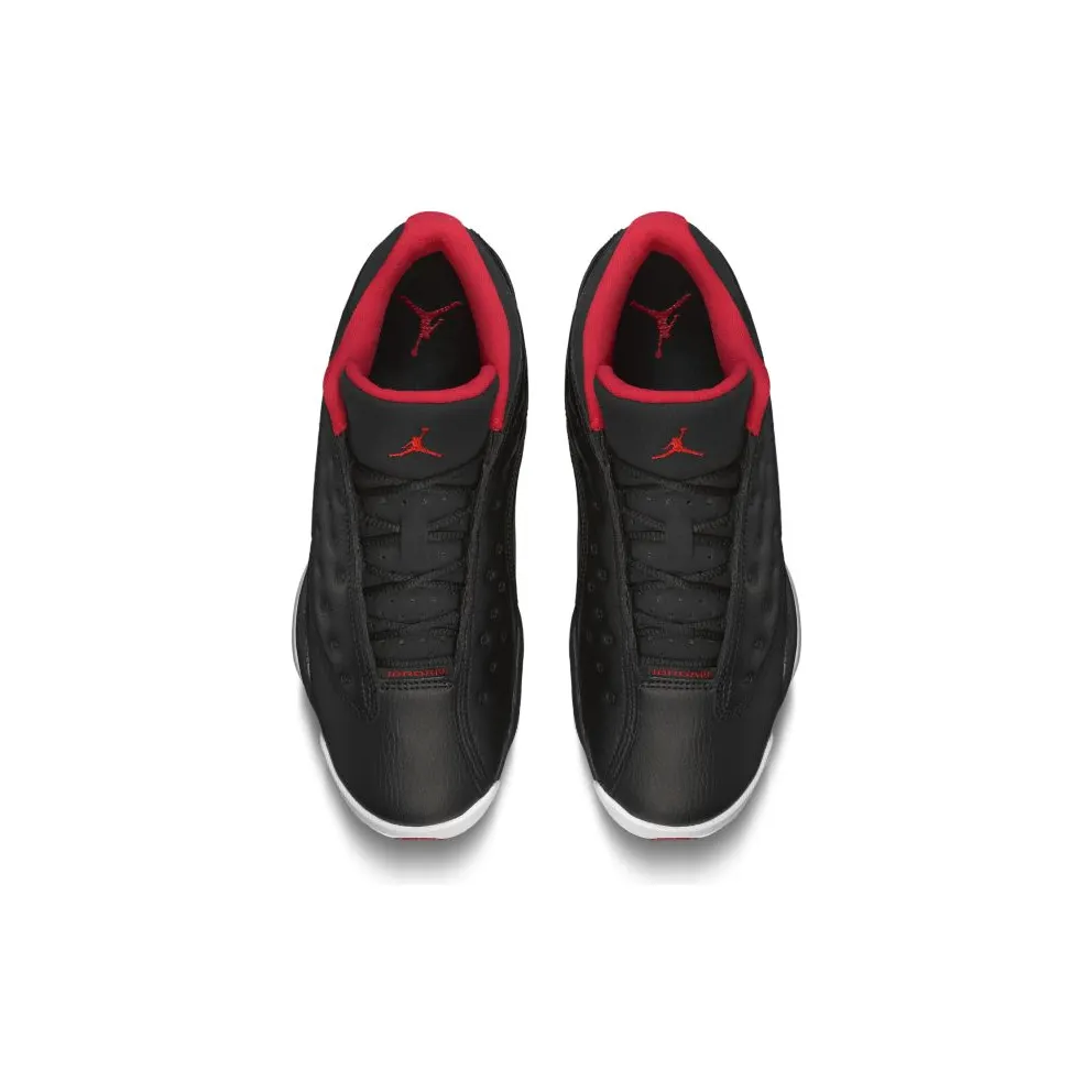 Jordan 13 Retro Low Bred (GS) Black/Metallic Gold-University Red-White (310811-027)