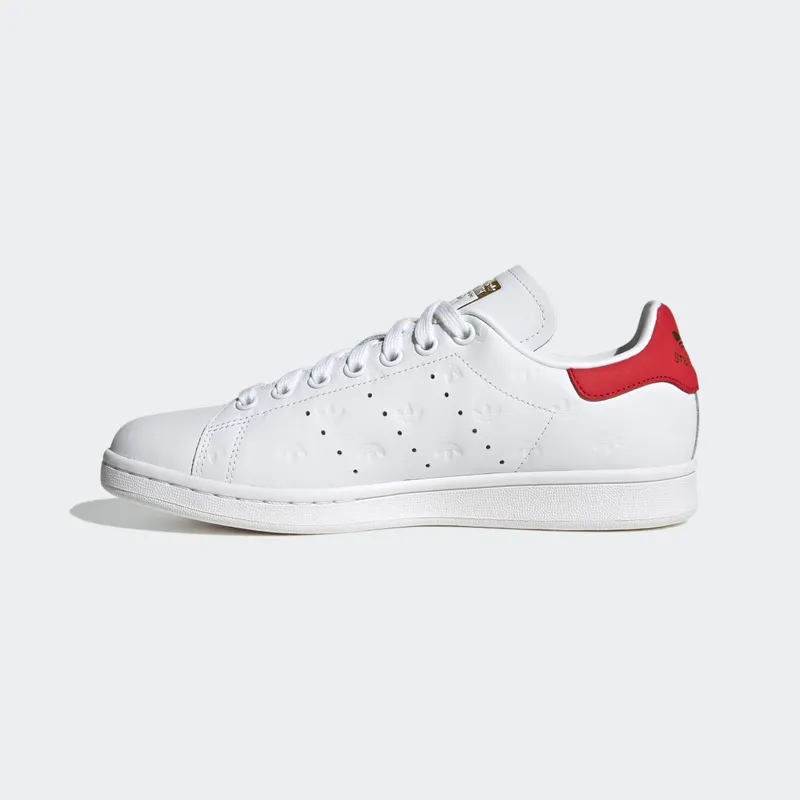 Adidas Stan Smith Cloud White / Better Scarlet / Gold Metallic (FZ6370)