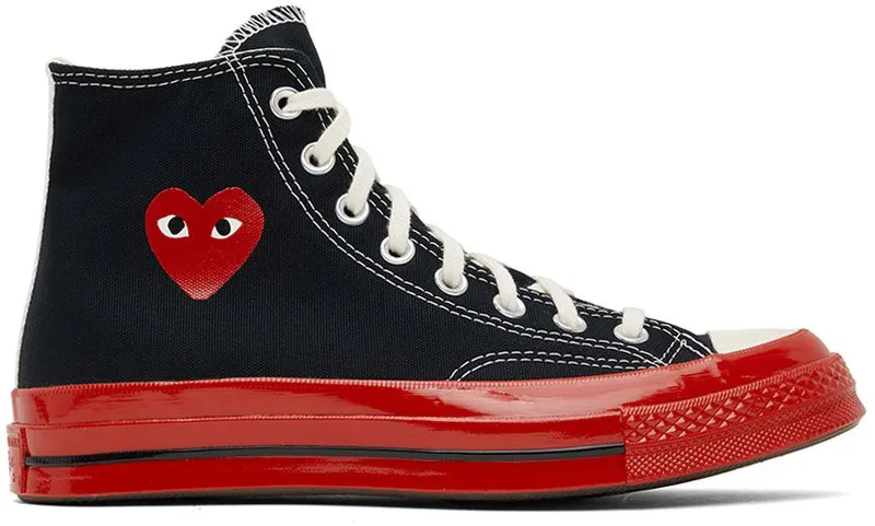 Comme des Garçons Play Black & Red Converse Edition Chuck 70 (K124)