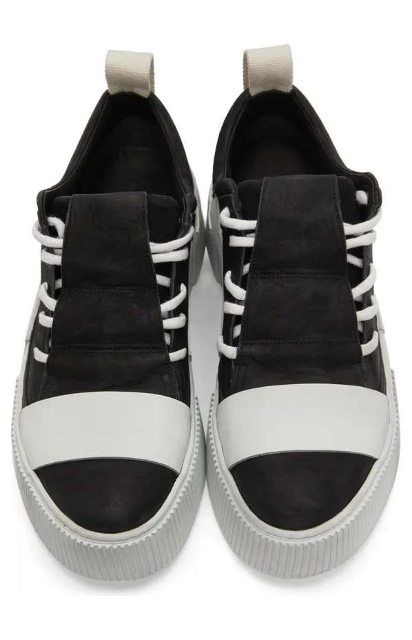Boris Bidjan Saberi Black & Off-White Suede Bamba 2.1 Sneakers (295-SS2200B2000000SM-0013) (5)