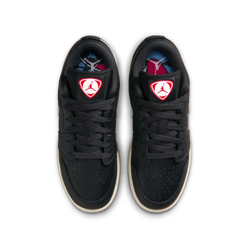 Air Jordan 1 Low SE GS “Off-Noir / University Red / Game Royal / Sail” (IR1142-001)