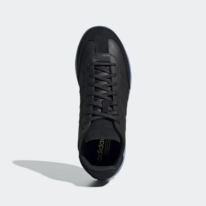 adidas Samba RM Core Black Core Black/Shock Cyan/Gold Metallic (BD7476)