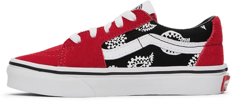 Vans Kids Red & Black SK8-Low Little Kids (VN0A7Q5LIZQ)