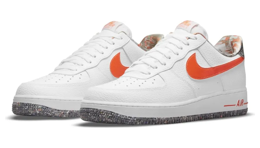 Nike Air Force 1 Crater White Team Orange (2021) (DM9098-100)