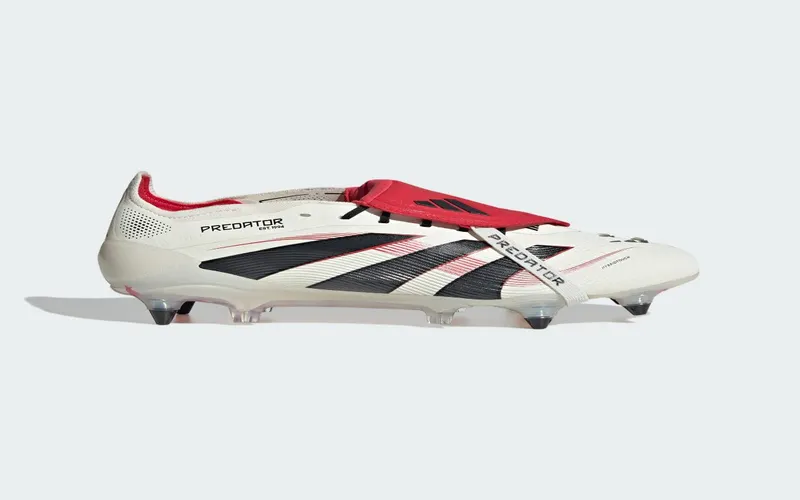 adidas Predator Elite Fold-Over Tongue SG Off White Core Black Pure Ruby (JQ7821)