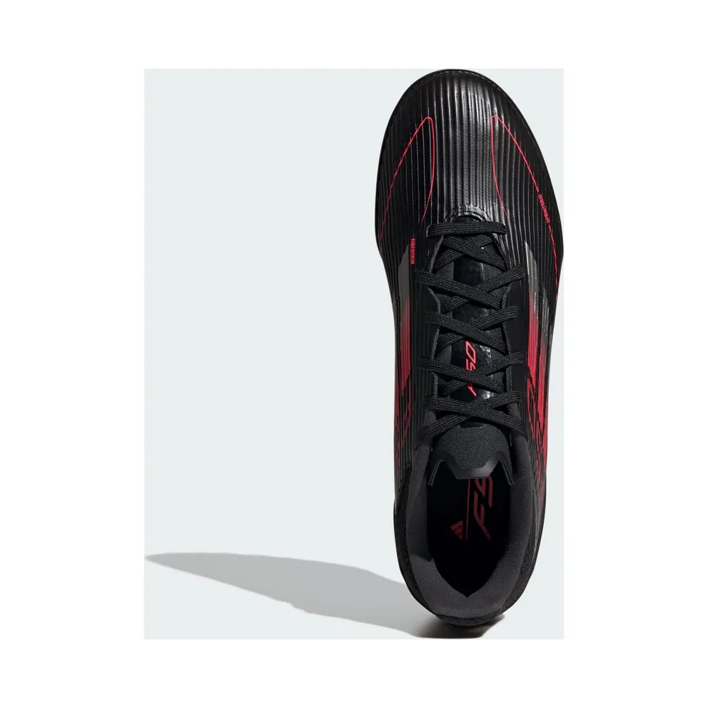 adidas F50 League Turf Core Black Iron Metallic Lucid Red (IE1232)