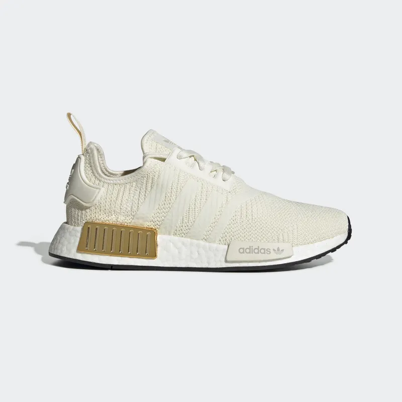 adidas NMD_R1 Off White (W) Off White/Off White/Gold Metallic (EE5174)